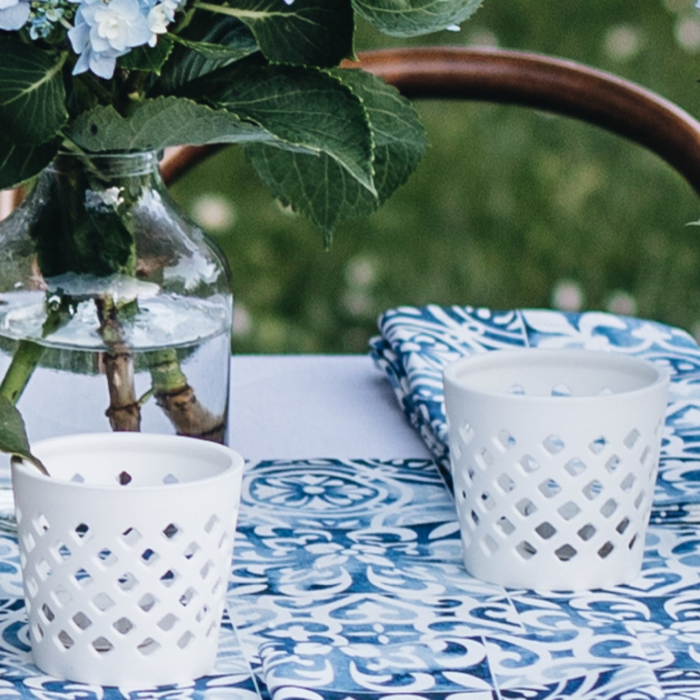 Amalfi Coast Tealight Candle Holder