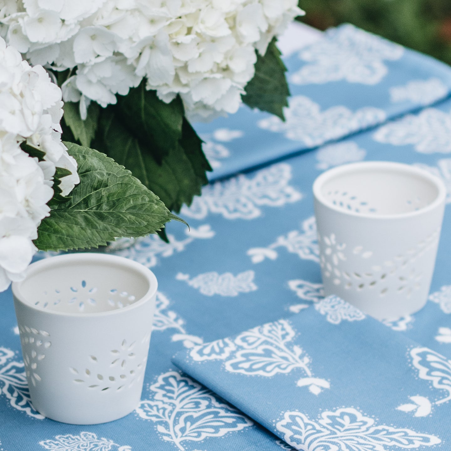 French Riviera Tealight Candle Holder